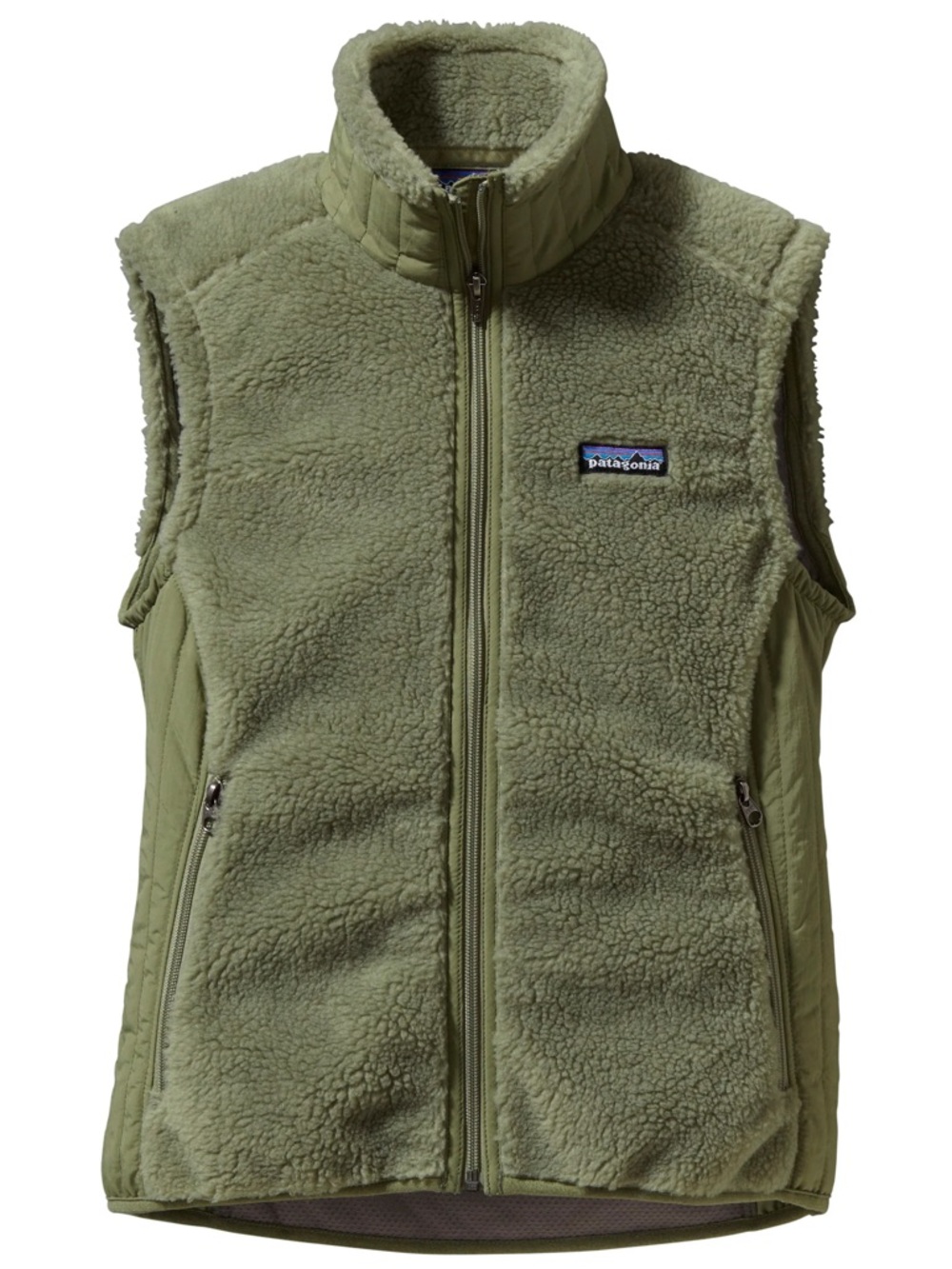 Patagonia Retro-X Sherpa Fleece Vest in Olive Green
